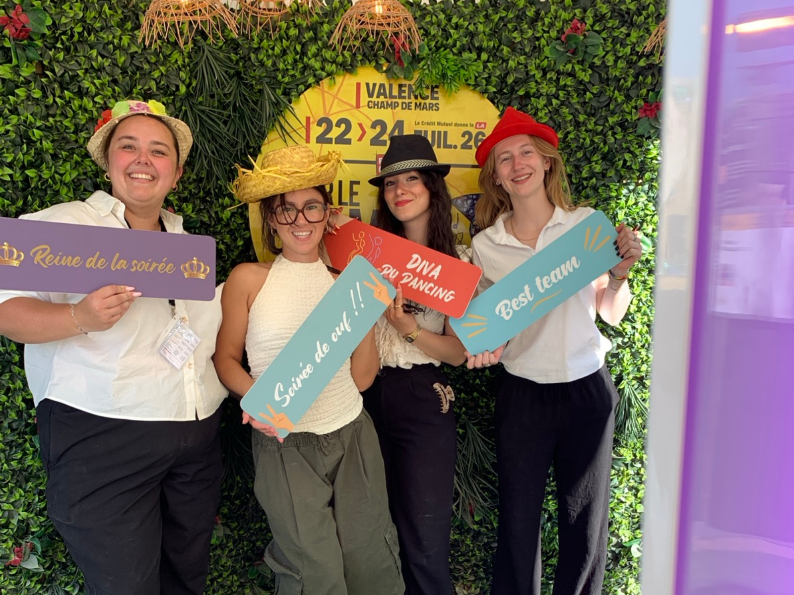 Photobooth COMMOD installé lors d’un événement à Valence