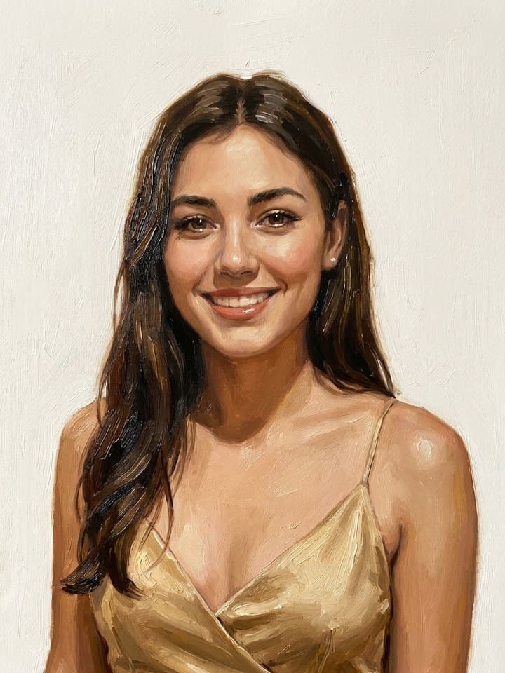 Exemple de portrait à l’huile
